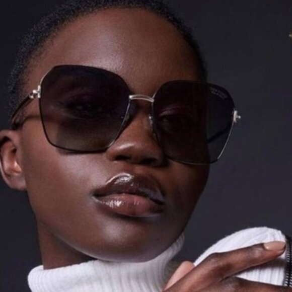 NEW TOM FORD CLAUDIA-02 TF839 01D POLARIZED SUNGLASSES BLACK WOMEN FT0839/S 01D main image 6